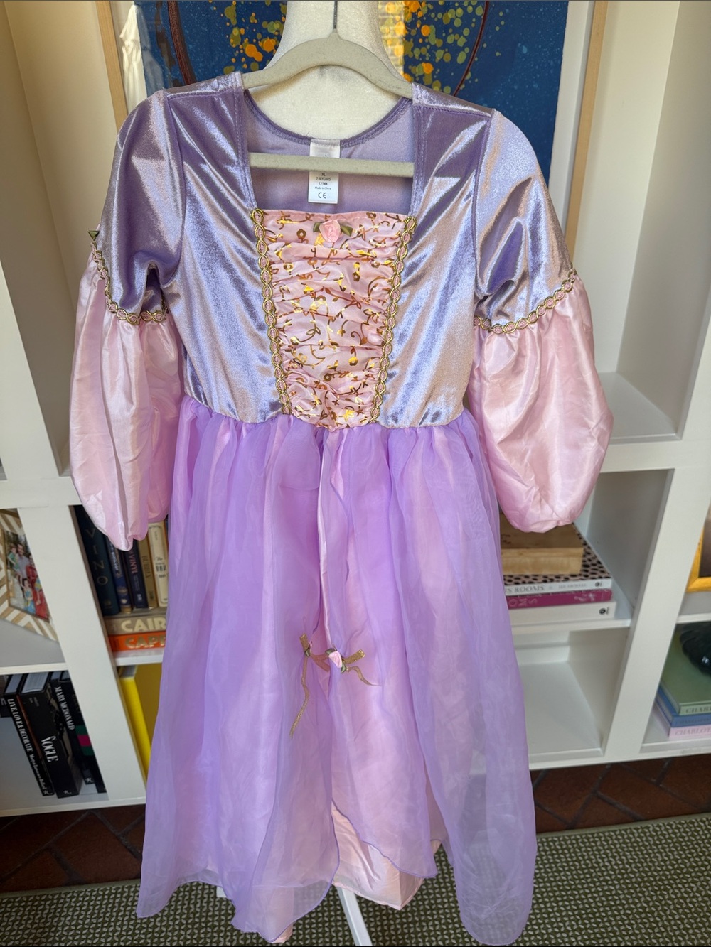 Little Adventures - Girls' Deluxe Rapunzel Dress Up Costume - Size: 7-9